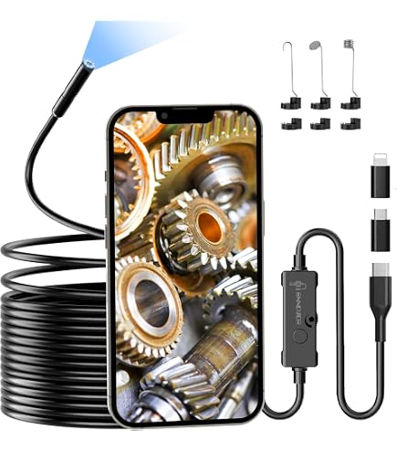 Control Arm Snake Camera IP67 Waterproof Borescope Producto: 1 PC USB Snake Inspection Camera ...