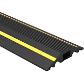 6FT Floor Cord Cover-Cord Cover Floor,Power Cable Protector Soft Extension Floor Cable Cover to Organize and Protect Wire on Floor, Electrical Cord Covers for Floor (6ft)