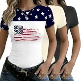Ekouaer Womens Tops Short Sleeve Shirts 3 Pack Slim Fit Fashion Clothing | Basic Tees, Crew Neck, Layering, Summer Outfits, Spring, Fall, Casual, Workout