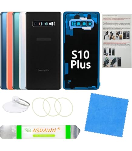 Samsung Galaxy S10e Front & Back Glass Replacement Kit With Repair Tools - Black