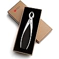Bonsai Straight Edge Cutter Professional Grade Branch Cutter Alloy Steel Bonsai Tools Equip With Tool Bag (MT-SE-205 branch cutter gift-packaging)