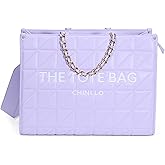 Chinllo Tote Bag for Women Top Handle Stachel Purse and Handbags with Shoulder Strap