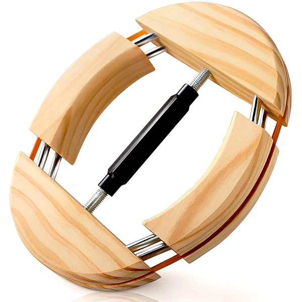 1637 Upgrade Cowboy Heavy Hat Stretcher For Men & Women- Wooden Amazon.com : YUNJING Hat Stretcher Wooden Adjustable Buckle  main image 2