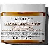 Kiehl's Calendula Serum Infused Water Cream, Soothing Gel Moisturizer for All Skin Types, Visibly Evens Skin Tone & Boosts Radiance in 1 Week, 24HR Hydration, Reduces Redness for Fresh & Radiant Skin