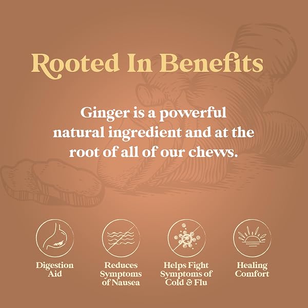 CHIMES PEANUT BUTTER GINGER CHEWS CANDY, 1-POUND BAG