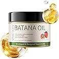 Raw Batana Oil for Hair Growth, 100% Natural & Pure, Dr. Sebi Batana Oil from Honduros Unrefined and Organic, Care for Hair, Scalp & Skin, 4.23 oz / 120 g, with Small Scoop