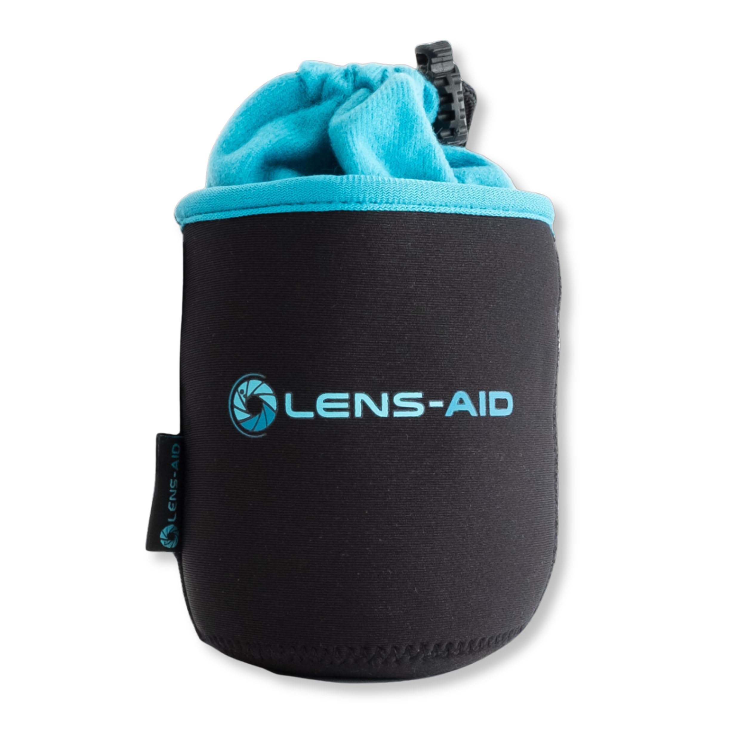 LENS-AID Neopren Objektivbeutel mit Fleece-Fütterung als Set oder einzeln Objektivtasche BZW. Köcher als Schutz für Objektiv, Blitz, Monitor, Kamera-Zubehör - XXS