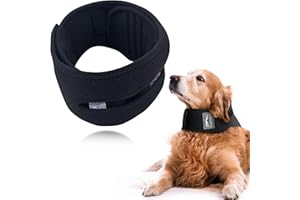 FURTENT Dog Neck Brace for Dogs After Surgery, Dog Cone Collar Alternative for Pets Recovery, Adjustable Dog Cones Comfy Anti-Licking Protective Necks with Cervical Vertebral Sprains