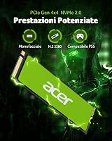 Acer FA200 4TB M.2 PCIe Gen4x4 NVMe SSD 7200 MB/s HMB SLC Cache view 3