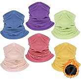 Finvizo Winter Neck Warmer for Men Women: Neck Gaiter Face Ski Mask Windproof Face Cover Fleece Balaclava Scarf Cold Weather