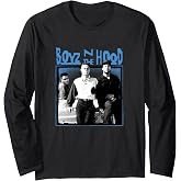 Boyz n the Hood Group with Blue Logo Long Sleeve T-Shirt