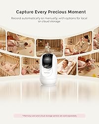 Momcozy Smart WiFi Baby Monitor with Camera and