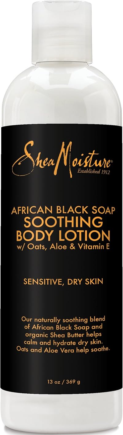 Shea Moisture African Black Soap Eczema Body Lotion 355ml Moisturizing Dry Skin