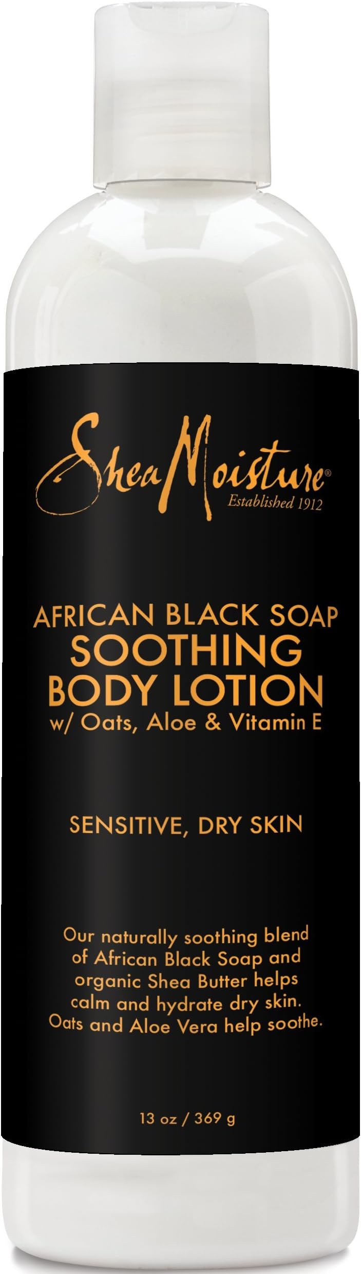 Shea Moisture African Black Soap Eczema Body Lotion 355ml Moisturizing Dry Skin