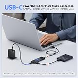 Acer USB Hub 3.0 Ultra Slim 4-Port USB-A Adapter with Power-Ced Type-C view 5