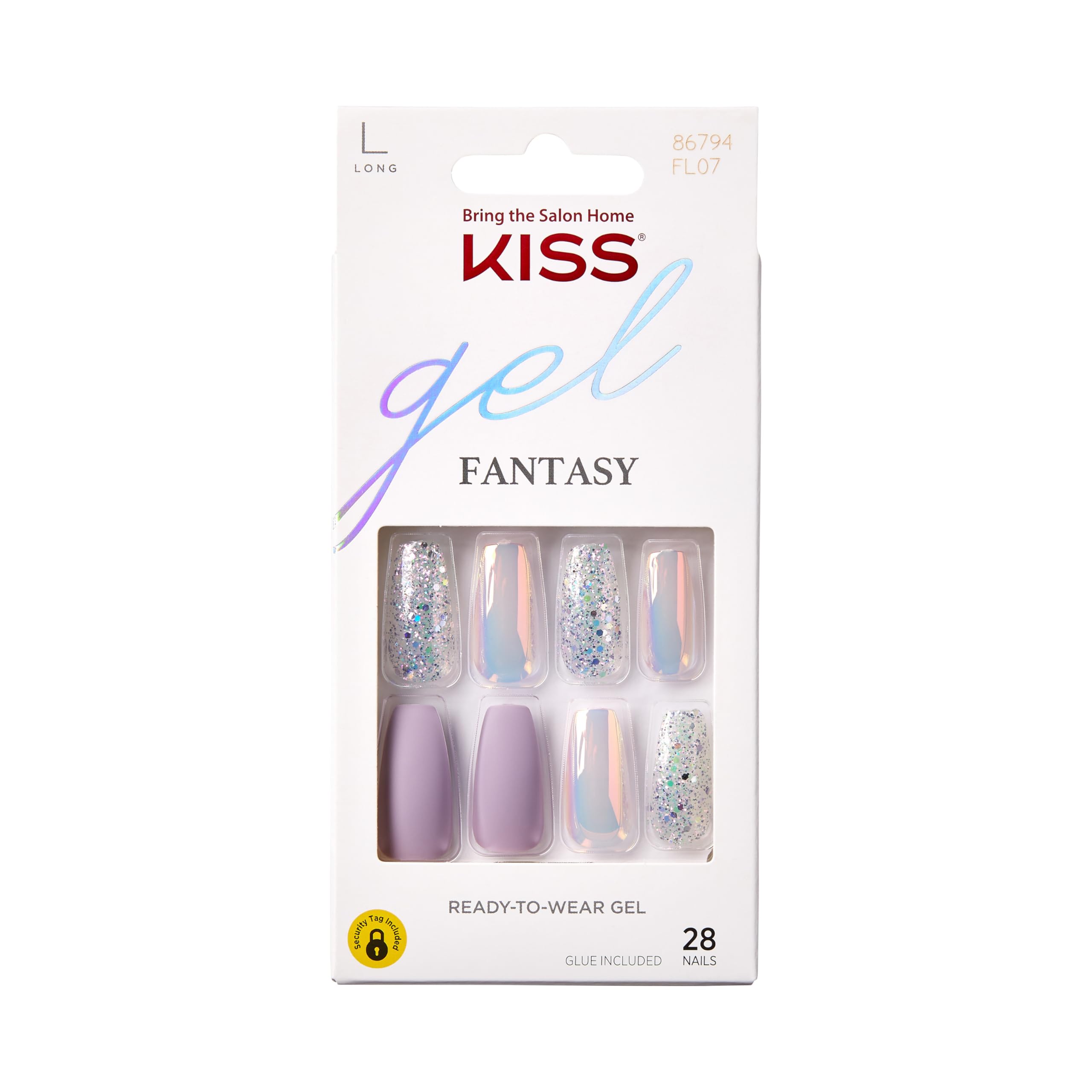 KISS Glam Fantasy Nails - Rainbow Rings