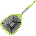 Mowend Pool Net Total Length 26.8 inches, Swimming Pool Skimmer Net with Aluminum Pole for Fast Cleaning Ponds, Hot Tub, and Spas, Pool Cleaner Supplies and Accessories