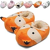 IceUnicorn Toddler Slippers Kids Cute Funny Animal House Shoes Girls Boys Christmas Fluffy Bedroom Indoor Slipper, Cat, Bunny, Unicorn, Axolotl, Fox