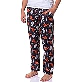 Halloween Men's It's Time Michael Myers knife Mask Horror Sleep Lounge Pajama Pants