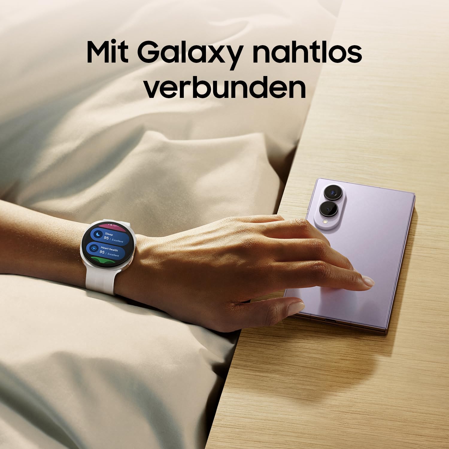 Samsung Galaxy Watch9 AI Smartwatch 44mm, Minimalistisches Design, Graphite 9