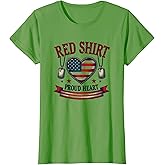 Red Friday Military Support Design T-Shirt