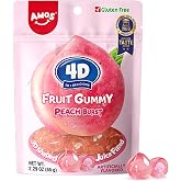 Amos Peelerz Gummy Candy (2.29 Ounce (Pack of 8), Peach Burst)