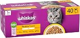 Whiskas Adult Wet Cat Food in Jelly 40x85g Poultry Feasts view 2
