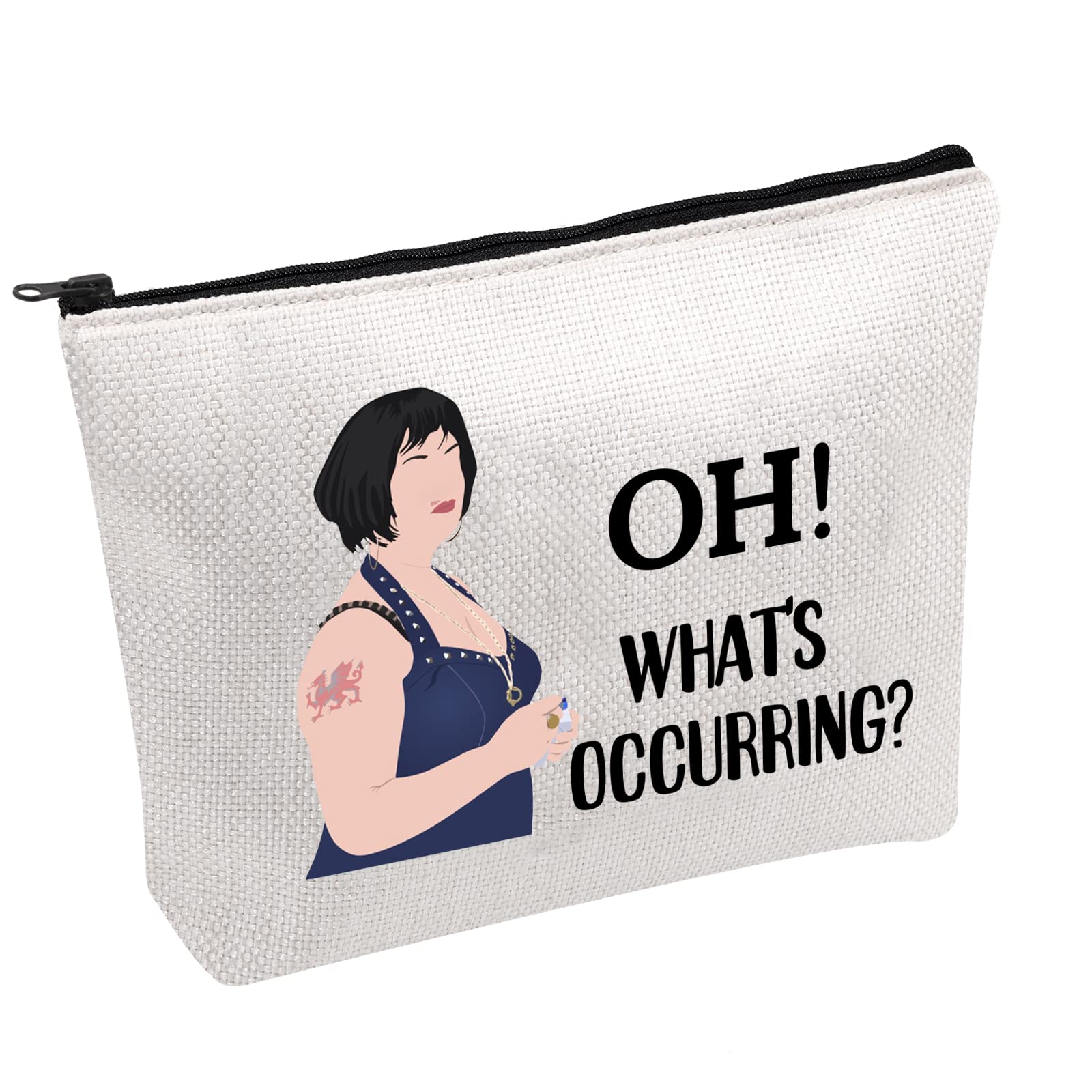 Nessa Gavin Cosmetic Makeup Bag Oh What's Occurring Cosmetic Bag Gift for Gavin & Stacey Fans (Oh What's Occurring)