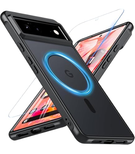 Axessorize PROTech Custodia Rigida Per Google Pixel 6 - Colore Nero, Protezione Solida