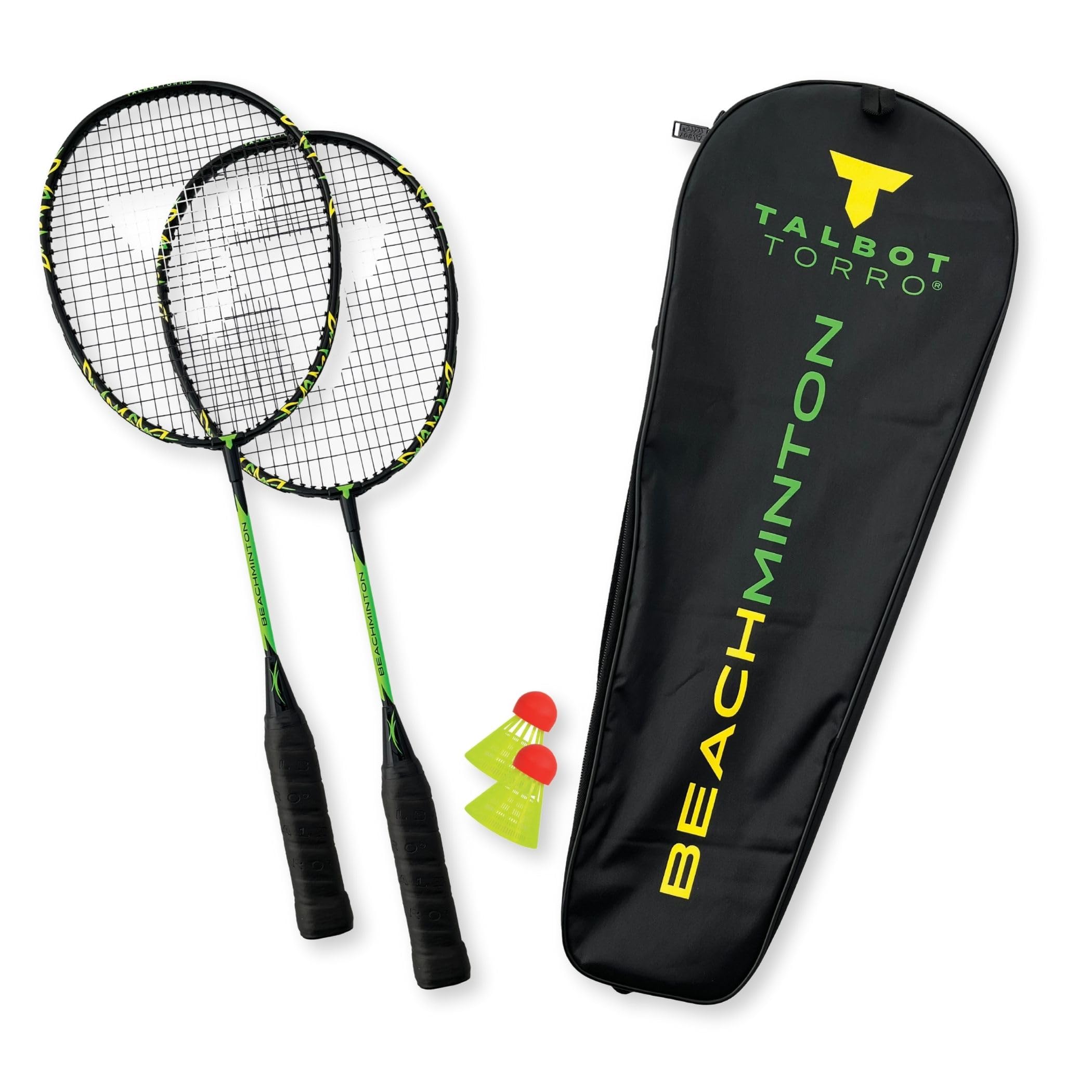 Talbot-Torro® Beachminton Game, 2 Rackets, 2 Balls, 1 Carry Bag