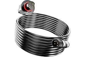 5FT Extension Cable for Govee Outdoor Flood Lights 2 and Spot Lights,Waterproof 4Pin Extension Cord Compatible with Govee ‎H7