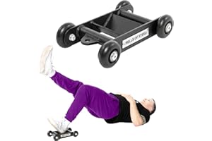 Glute Ham Glider [Bells of Steel] Home Gym Multi-Function Ab Glute Machine, Heavy Duty Ab Glider Machine for Hamstring Curl, 