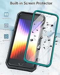 FNTCASE for iPhone SE 2022-2020 Case: iPhone