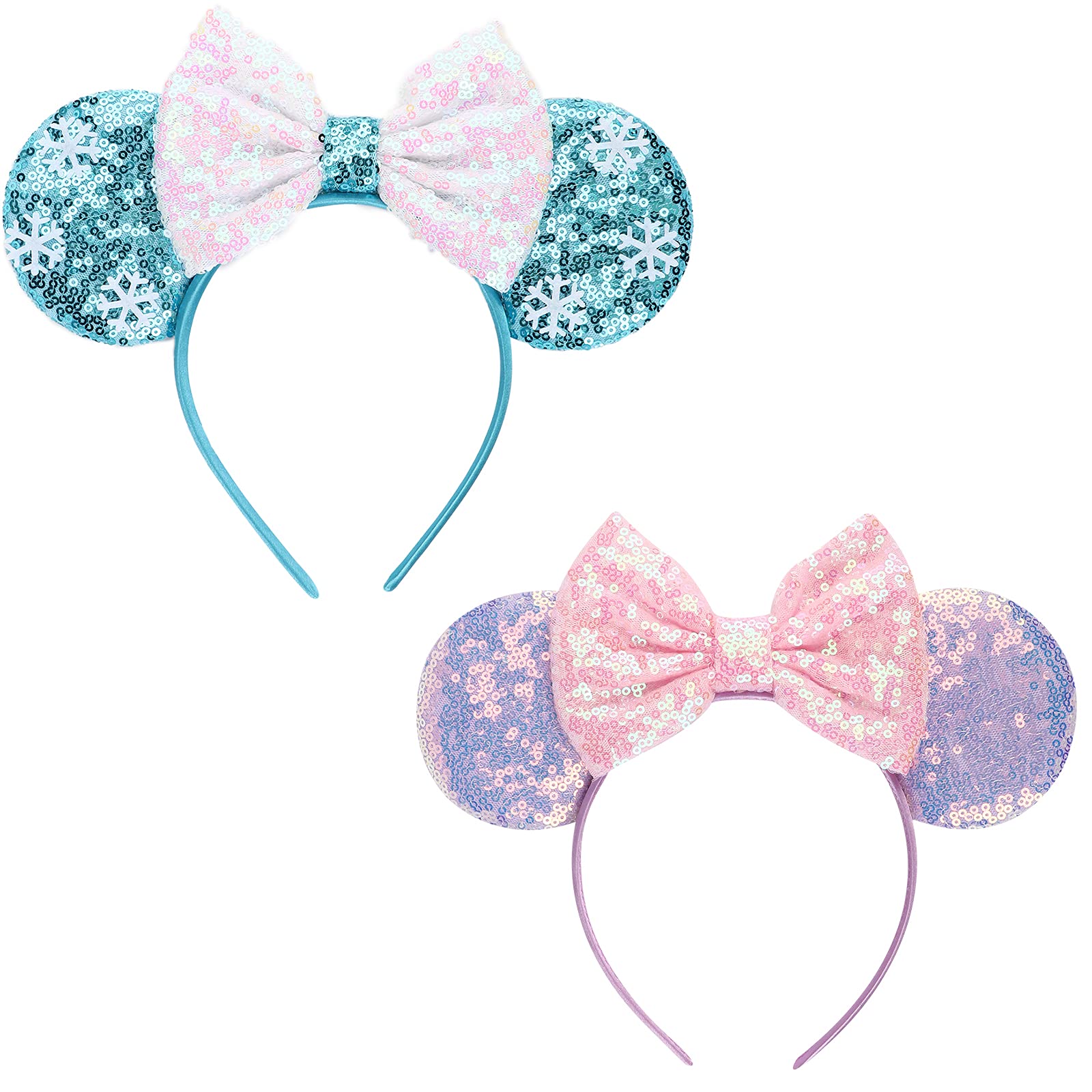 Photo 1 of DRESHOW Mouse Ears Bow Headbands Glitter Party Decoration Cosplay Costume for Girls & Women