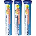 German Calcium + Vitamin D Drink Effervescent Tablets 60 Servings Orange-Grapefruit Flavour - 500 mg Calcium, 2,5 μg Vitamin D3 - T&D Pharma – Made in Germany