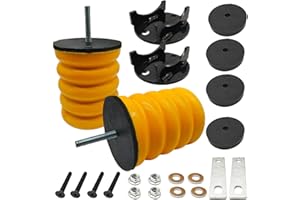 DAZZLAIT SSR-127-54 Springs Helper | Bump Stops Fit for Ford F-250 /F-350 Super Duty | 4x2 & 4x4 models | Rear Leaf Spring Suspension Kit | Set of 2