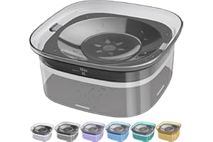 UPSKY 70oz Dog Water Bowl 2L No Spill Dog Bowls Large Capacity Spill Proof Slow Water Feeder, No Splash Dog Bowl Pet Water Dispenser Vehicle Carried Travel Slow Drinking Bowls for Messy Drinkers, Cats