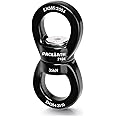 PACEARTH Swing Swivel 35KN Breaking Strength 360° Rotator Safety Rotational Device Hanging Accessory for Rock Climbing, Hangi