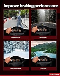 Torchbeam 54197 D1653 Front Ceramic Brake Pads and
