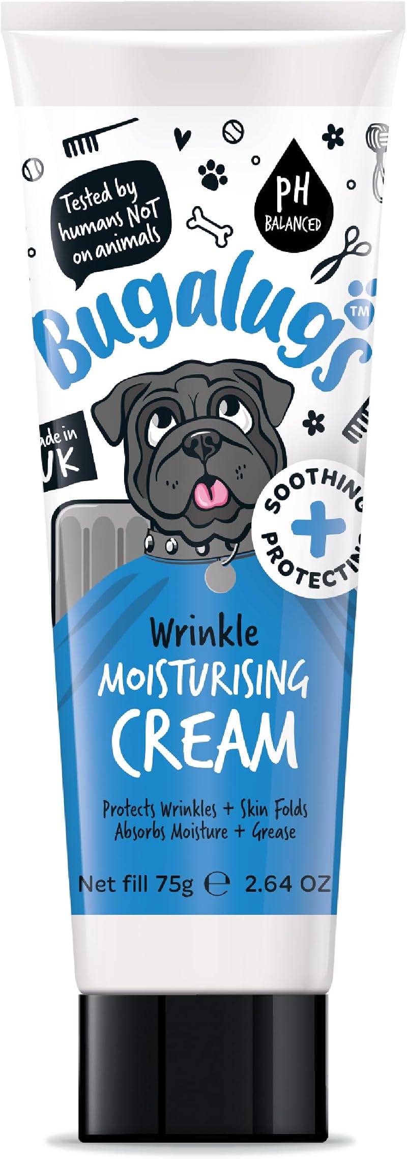 BUGALUGS Wrinkle Cream for Bulldogs & Wrinkly Pets 75g