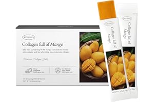 Collagen Jelly Stick, Marine Collagen Peptides, Fast Absorbing Snack, Ultra-Low Weight Molecular, HACCP Certified, 22.05 oz/P