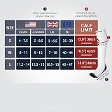 Rymora Compression Socks for Men and Women Cushioned White UK 7-10 EU 40-44 view 2