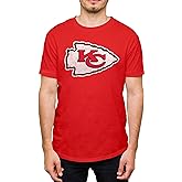 Hybrid Sports NFL - Kansas City Chiefs - Distressed Team Logo - Men's and Women's Short Sleeve T-Shirt - Size Large Kansas City Chiefs - Red