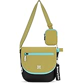 Sherpani Milli, Nylon Flap Crossbody Purse, Medium Shoulder Bag, Travel Crossbody Bags for Women, RFID Protection