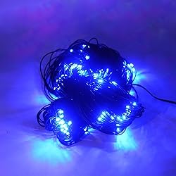 198 LED Blue Net Lights Outdoor Mesh Lights 9.8ft x