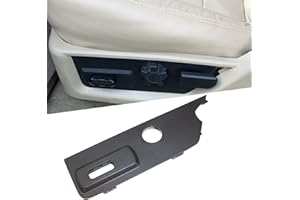 AOUTTUOA Seat Switch Housing Trim Bezel Panel Left Driver side Fit for Ford F250 F350 F450 F550 Super Duty 2008-2010 Seat Adjuster Switch Housing Shield Driver side # 8C3Z14A706AA 8C3Z-14A706-AA