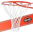 Ultra Sporting Goods Heavy Duty Basketball Net Replacement - All Weather Anti Whip, Fits Standard Indoor or Outdoor Rims - Wh