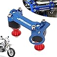 USTPO Motorcycle Handlebar Risers 1 1/8" Handlebar Mount Clamp for DRZ 400 DRZ400 DRZ400SM DRZ400E DRZ400S 2005-2024 Blue