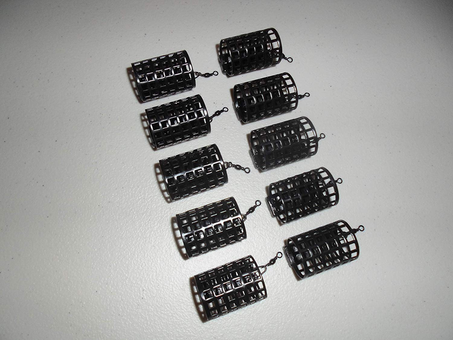 10 x Round Metal Cage Feeders - 30 grams. Carp/Coarse fishing. Swim Feeders