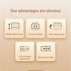 Dual LCD Display Stand, Suitable for 17-27 inch